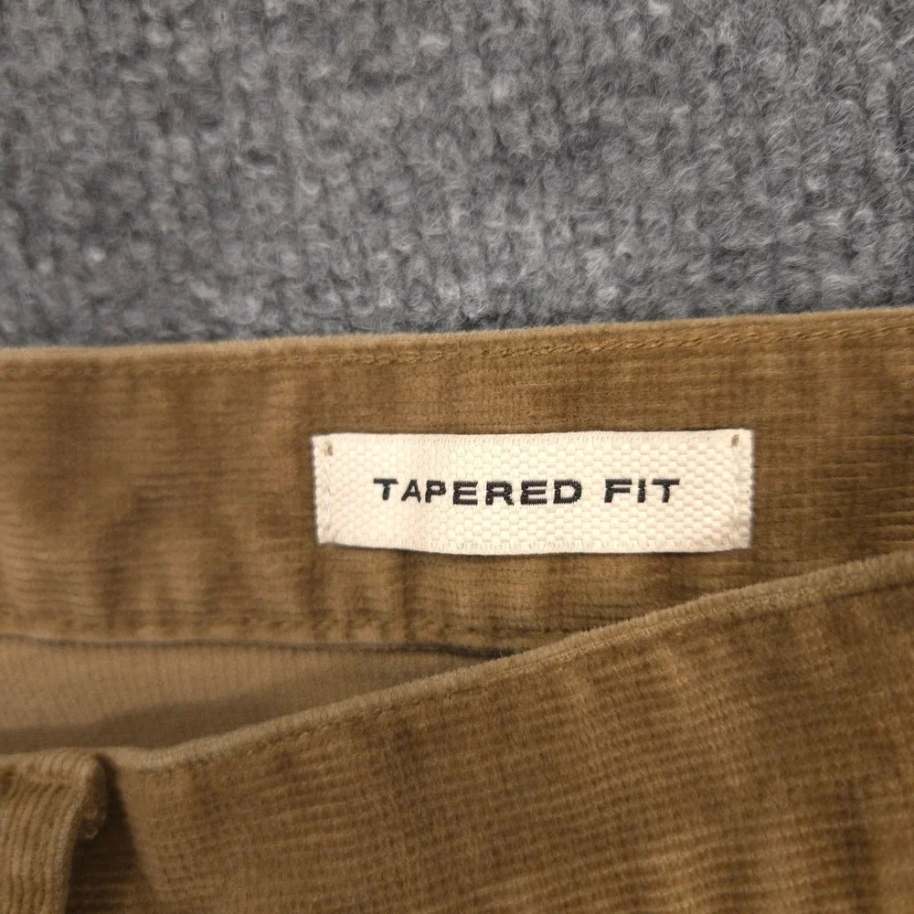 Flint and Tinder Corduroy Pants Mens 32X30 Brown Tapered Fit 5 Pocket Huckberry